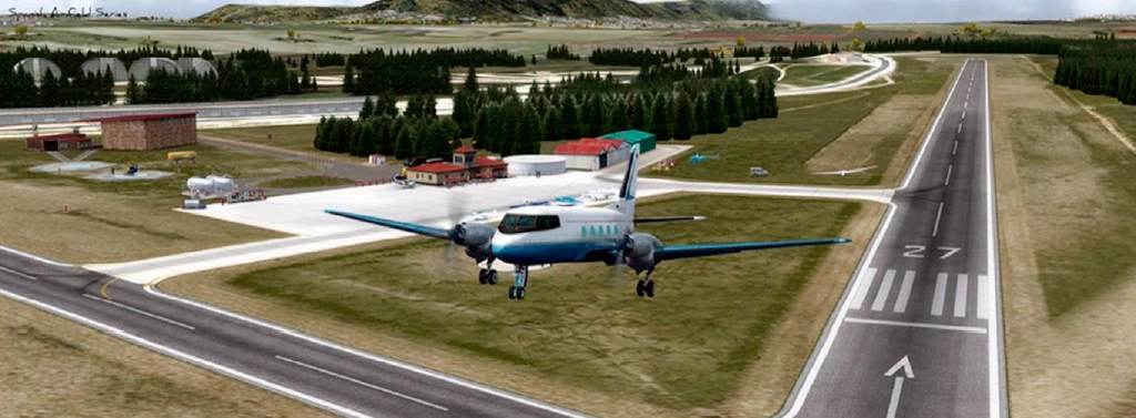 Recreacin del Aerdromo de Garray.